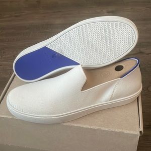 NWT, Rothy’s - The Original Slip On Sneaker, 9.5 (White) *Never worn!*